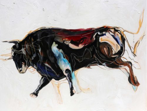 Stefanie Hudspeth - Restless, akril na platnu, 2024., DLightful galerija / Restless, acrylic on canvas, 2024, DLightful Gallery
