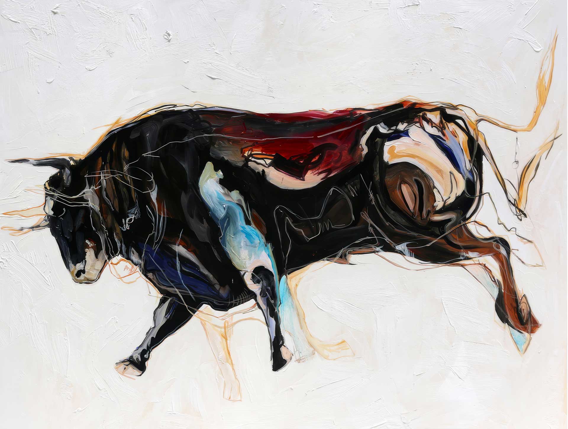 Stefanie Hudspeth - Restless, akril na platnu, 2024., DLightful galerija / Restless, acrylic on canvas, 2024, DLightful Gallery