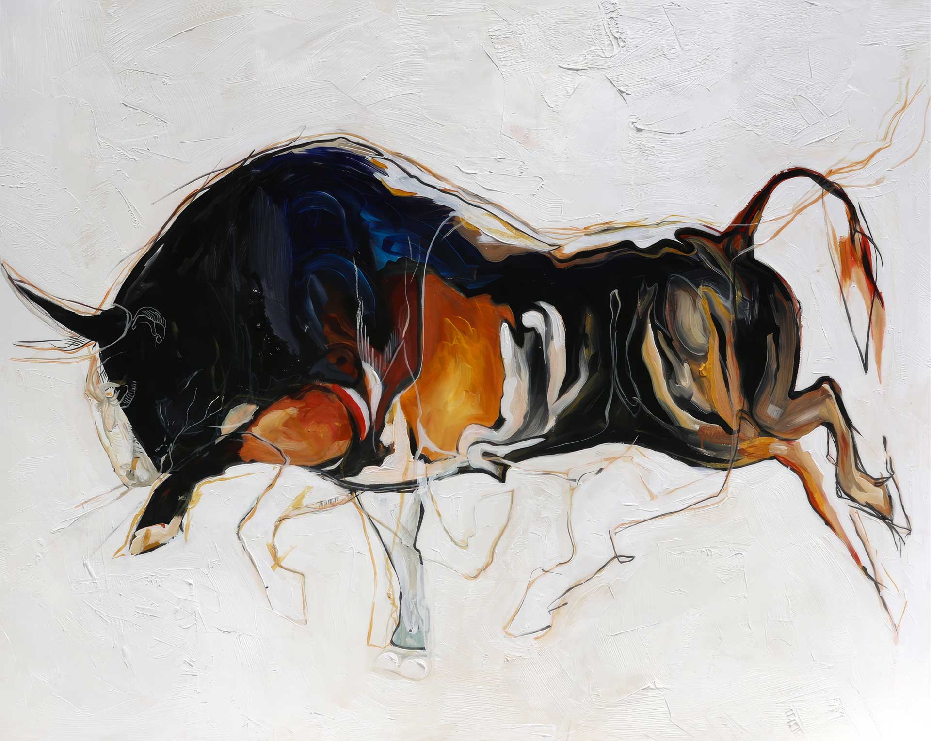 Stefanie Hudspeth - Uptight, akril na platnu, 2024., DLightful galerija / Uptight, acrylic on canvas, 2024, DLightful Gallery
