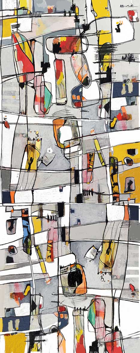 Irena Vasilj - Metropolis, print na papiru ili platnu, 2025., DLightful galerija / Metropolis, print on paper or canvas, 2025, DLightful Gallery